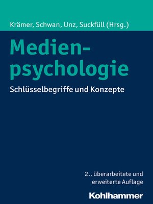 cover image of Medienpsychologie